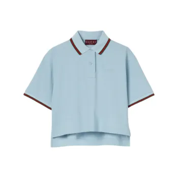GUCCI Polo Shirts Women's Blue