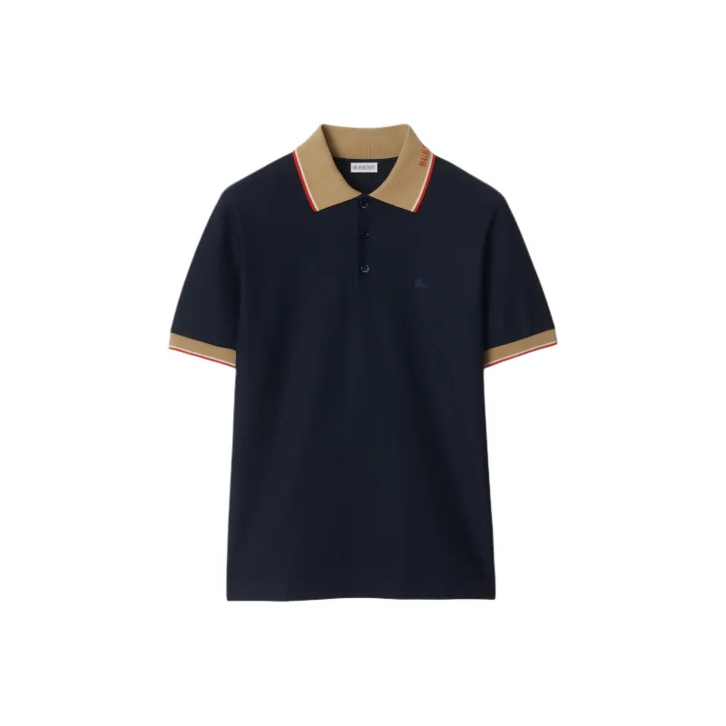 Burberry SS25 Polo Shirt Men's Navy Blue-0
