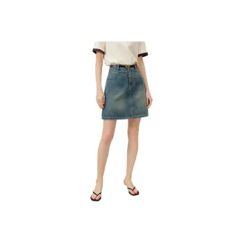 FANSILANEN Denim Short Skirts Women's