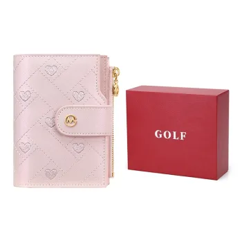 GOLF Split Cow Leather With Synthetic Leather Wallet Regular Women's Multicolor