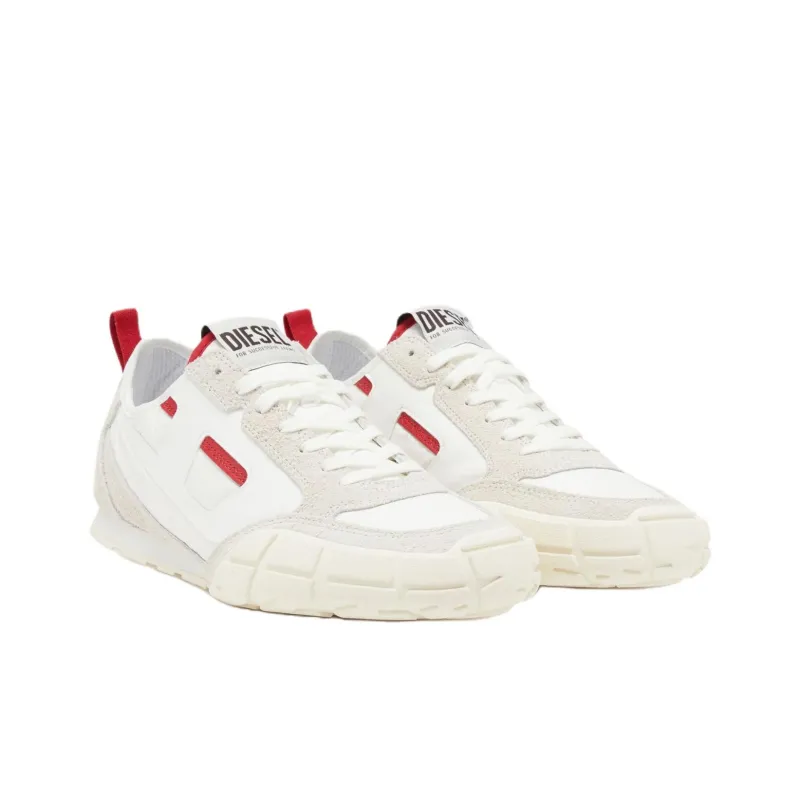 DIESEL S Pagodha Low Top Casual Shoes Men's White Red-2