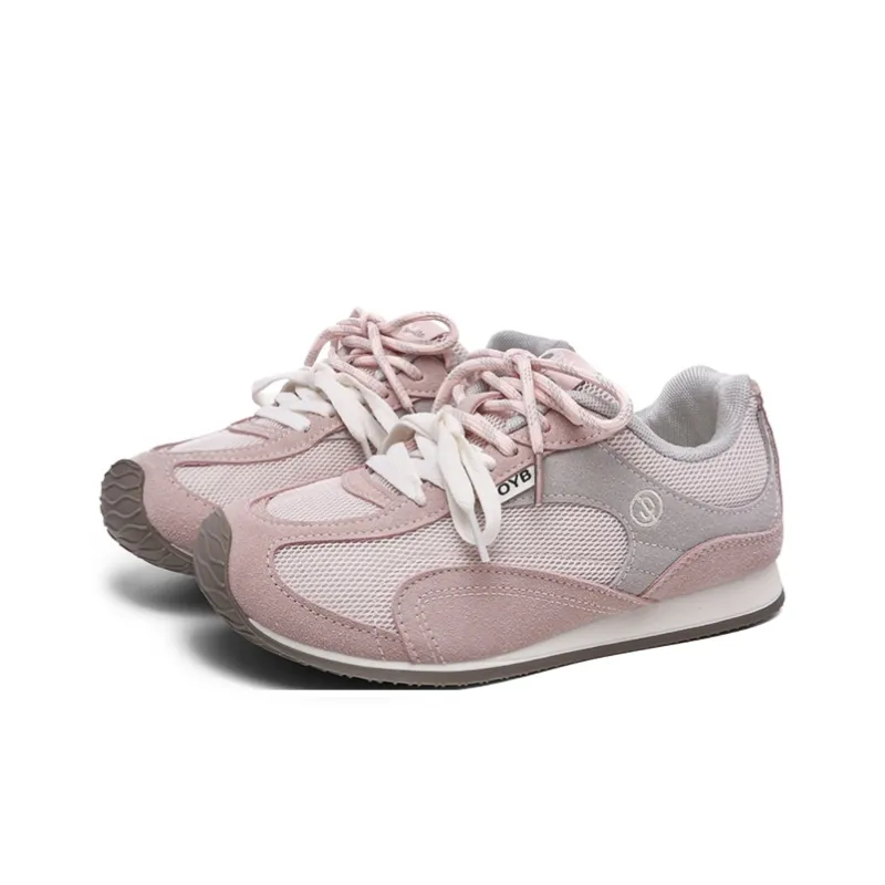 The New Age Family Low Top Skateboard Shoes Women's Pink-1