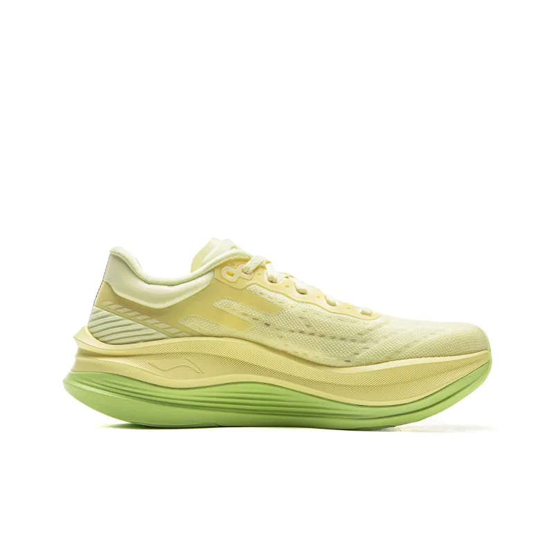 LiNing Anti Slip Wear Resistant Low Top Casual Running Shoes Women's Pale Yellow-1