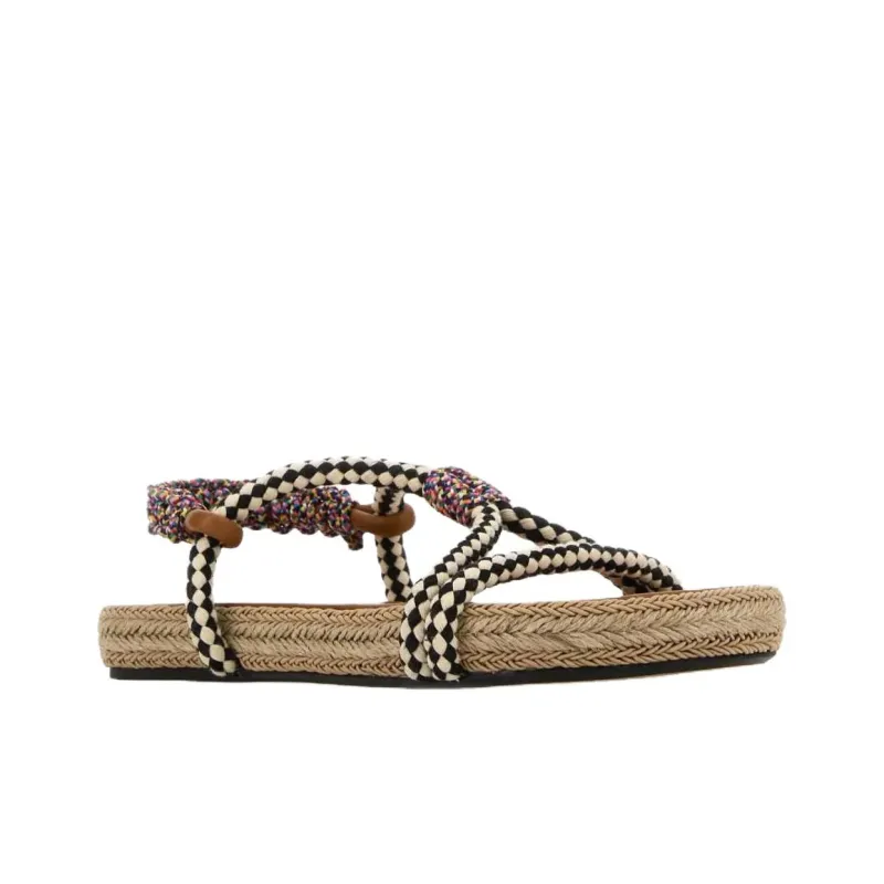 ISABEL MARANT Waltee One Strap Sandals Women's Beige-2
