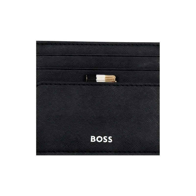 HUGO BOSS Leather Card Holder Men's Black-2