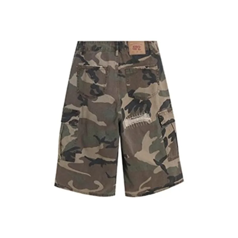 Zomuros Denim Shorts Unisex Camouflage-4