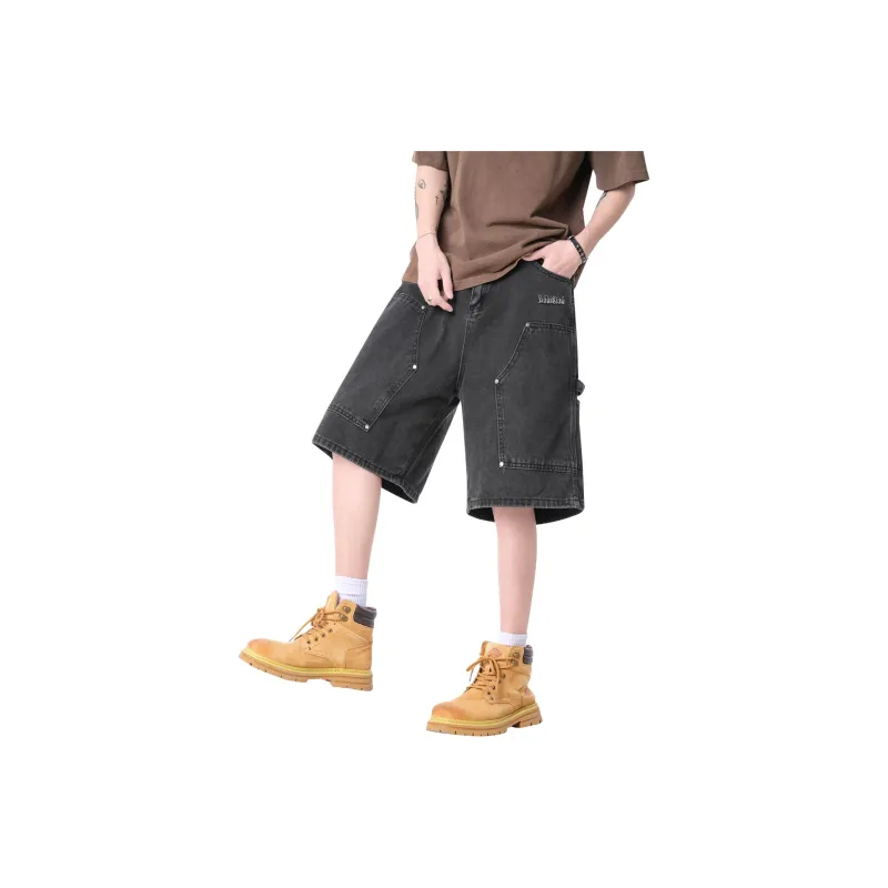 Double Dealer Denim Shorts Unisex-5
