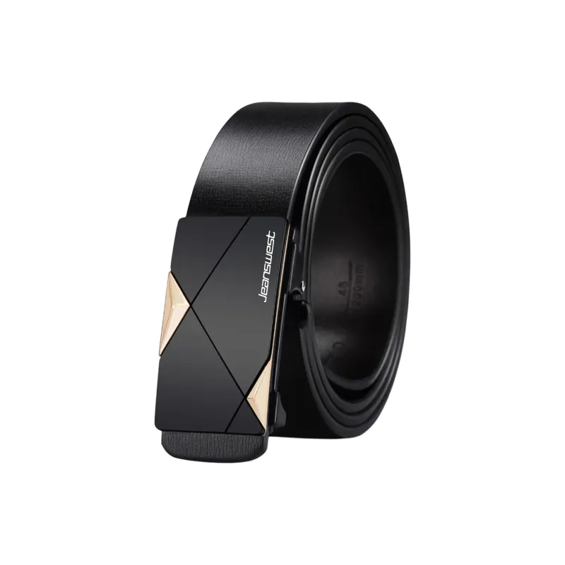JEANSWEST Cow Split Leather Belts Men's 3.3cm-1