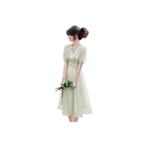 A Paradise For Awakening Short Sleeved Dress Women's
