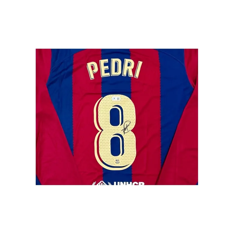 Three For Barcelona Team Jersey Exquisite Mounting, Outer Frame Approx. 65x85cm-3