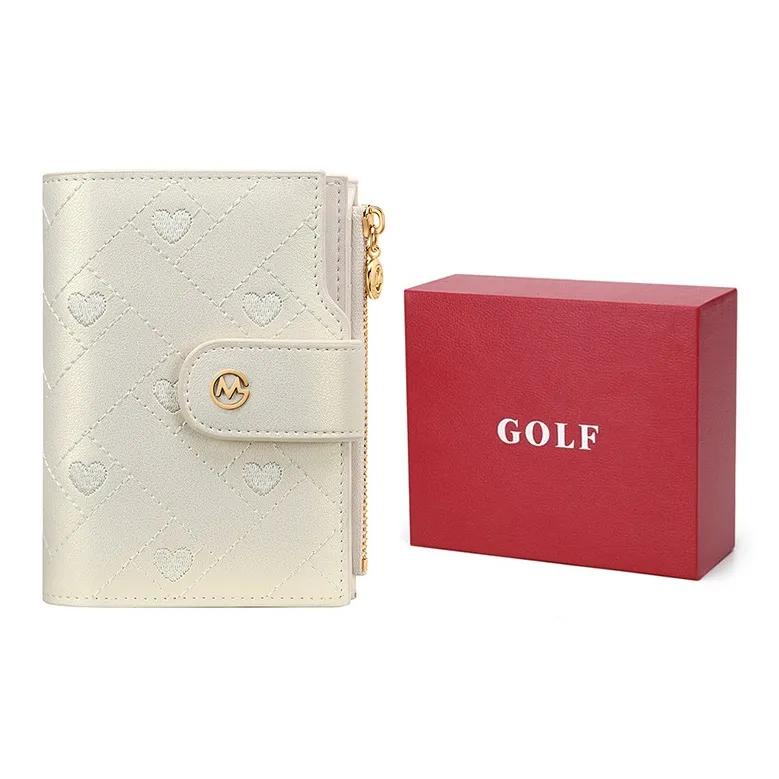GOLF Split Cow Leather With Synthetic Leather Wallet Regular Women's Multicolor-0