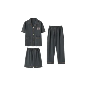 Mulong Family Pajama Set Men's Dark Gray
