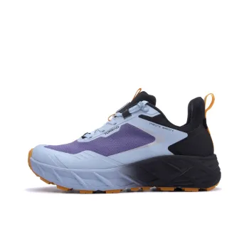TOREAD Slip Resistant, Abrasion Resistant, Waterproof Low Top Hiking Shoes Women's Silent Purple Black