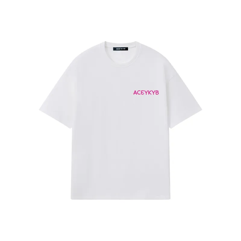 YK&YB T Shirts Unisex White-4
