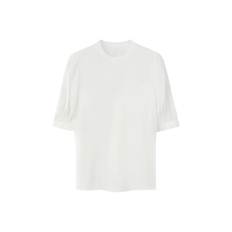 LUYOUYE Puff Sleeve T Shirt Women's-0