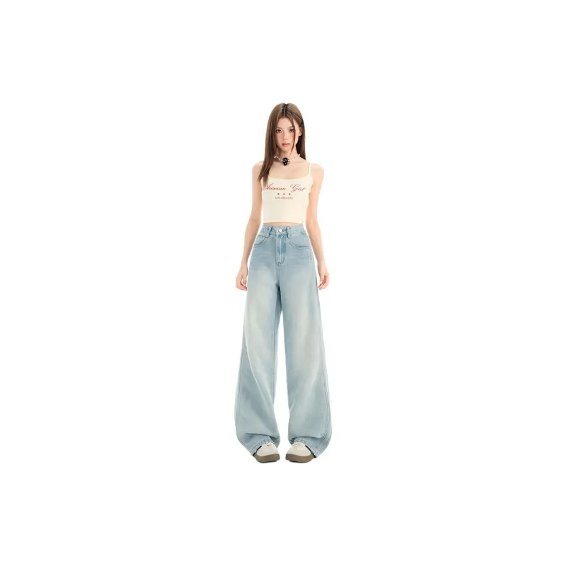 Ordifen Jeans Women's Light Blue-0