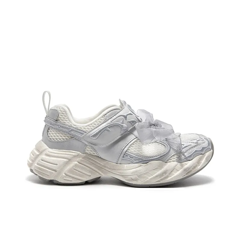MIO Breathable Height Increase Low Top Chunky Sneakers Women's-2
