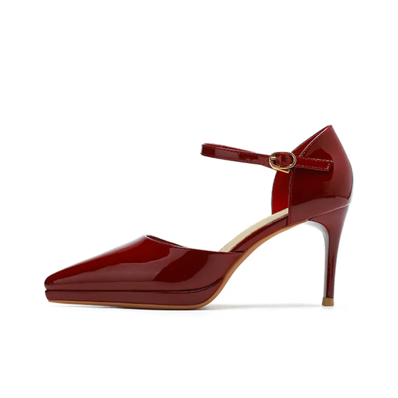 Lan Miao Slim Heel High Heels Women's-21
