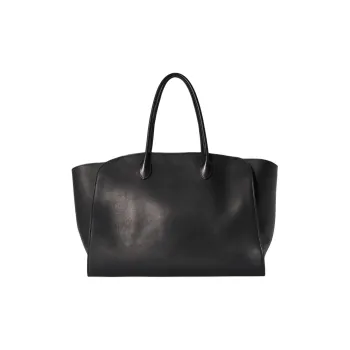 THE ROW Marlo Calfskin Tote Bag, Shopping Bag, Handbag Women's Black