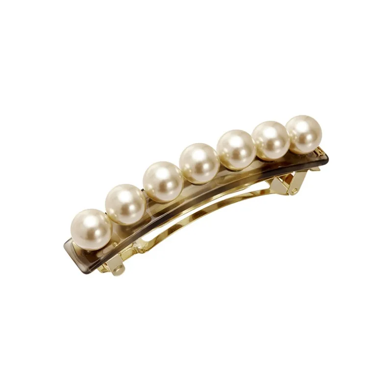 ALEXANDRE DE PARIS Camouflage Jade Bead 8cm Hair Clip Ponytail Clip Women's-2