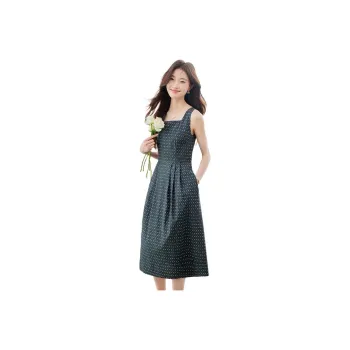 La Chapelle Slip Dresses Women's Green