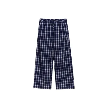 Hao Zhilang Casual Pants Women's Navy Blue