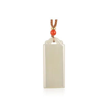 TAMINA Pendants White Jade Unisex