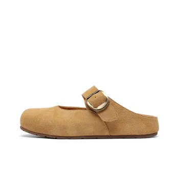 GOLDLION Rubber Sole Abrasion Resistant Closed Toe Slippers Women's