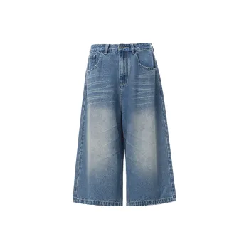 YINLEI Jeans Women's Denim Blue Ankle Length Pants