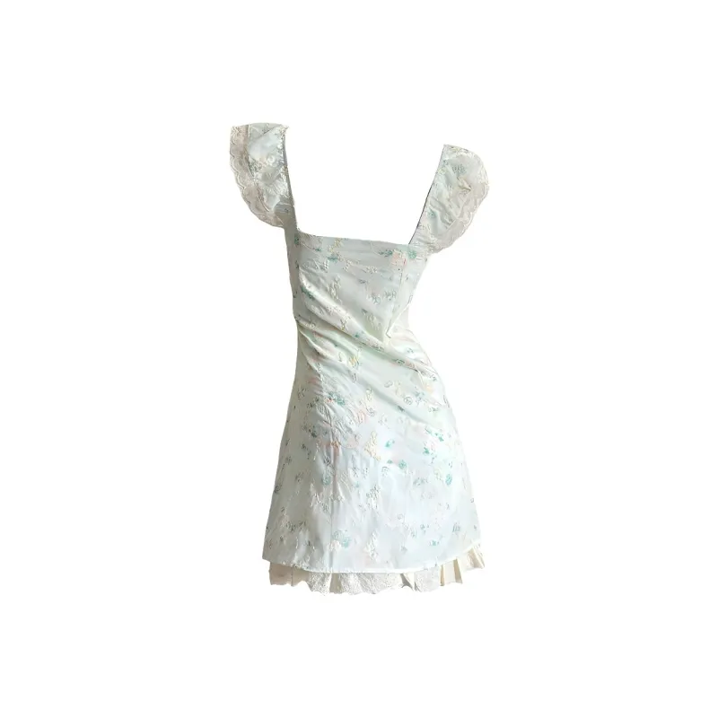 AHDO Slip Dresses Women's Mint Green-1