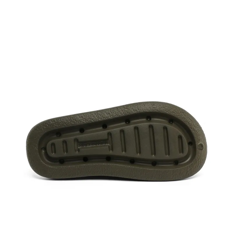 Ignition Slip Resistant Abrasion Resistant Slide Slippers Men's Olive Green-4