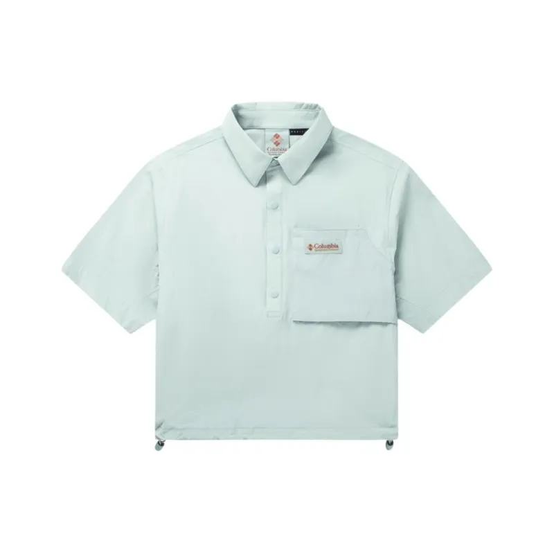 Columbia Shirt Women's Light Blue-0