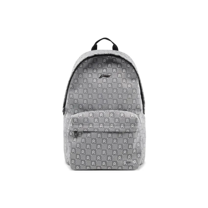 LiNing Polyester Backpack Unisex Classic Monogram Jacquard All Over Print-0