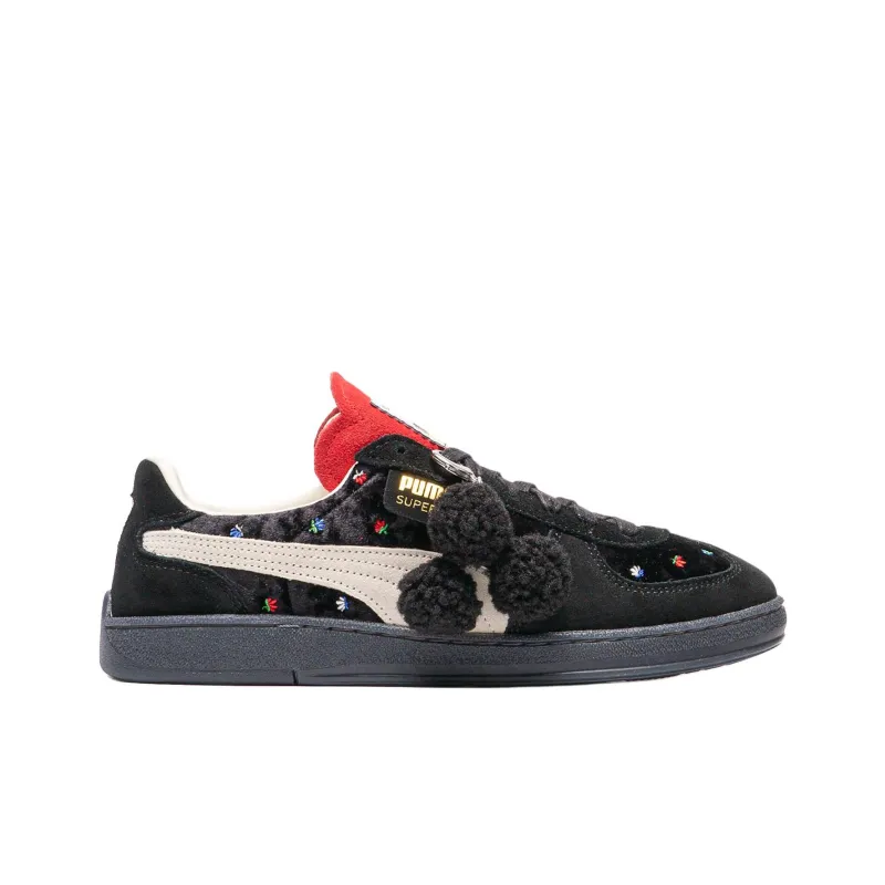 Black Forest x PUMA Anti Slip Wear Resistant Low Top Skateboard Shoes Unisex Black-1