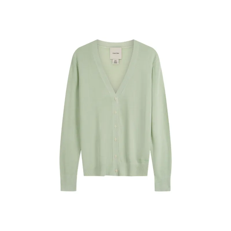 Calvin Klein Knitwear Women's XE1 Light Milk Green-0
