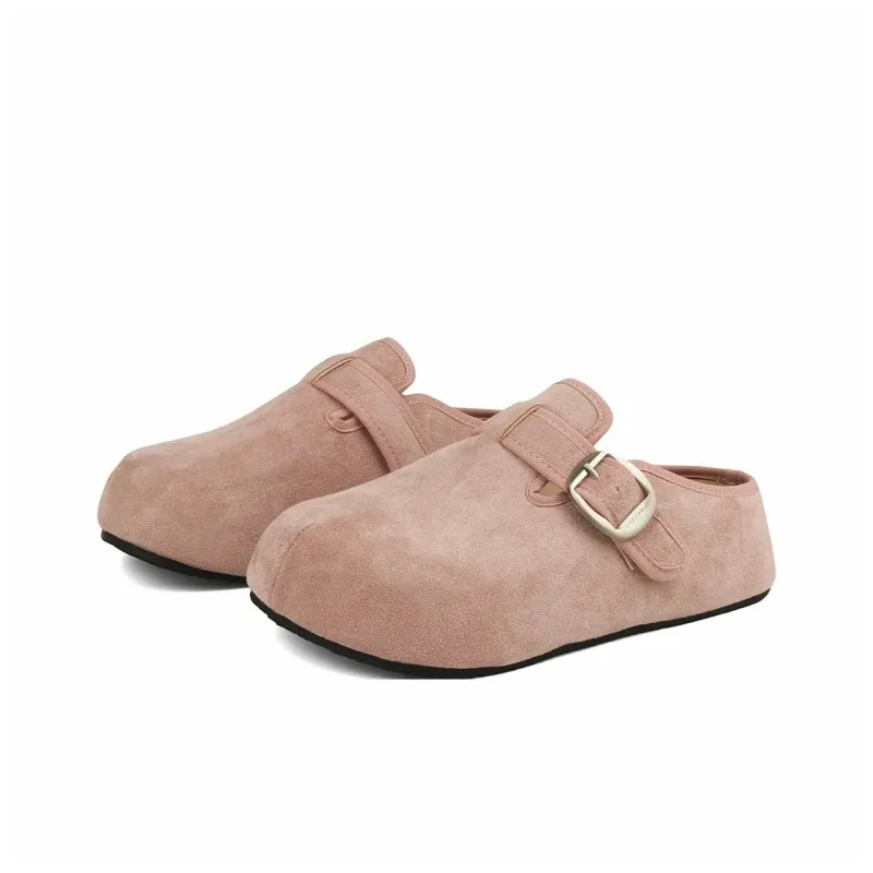 OAOQ Quiet Abrasion Resistant Slip Resistant Closed Toe Slippers Women's-19