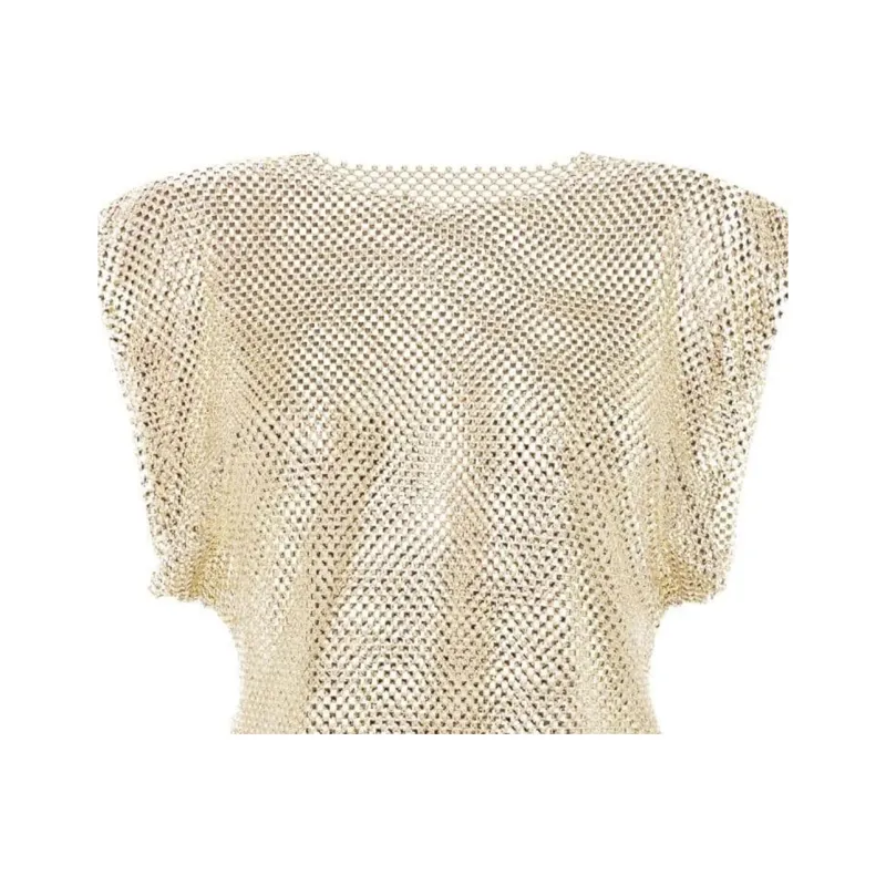 PHILOSOPHY DI LORENZO SERAFINI Embellished Sheer Sleeveless Blouse-3