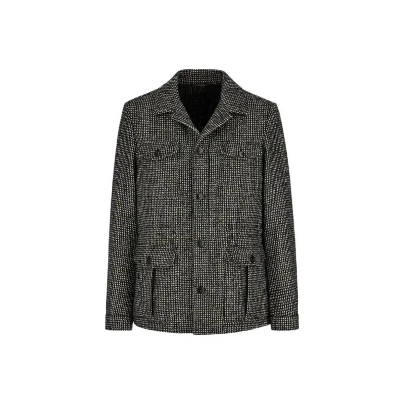 CANALI Jackets & Coats Men's Black-0