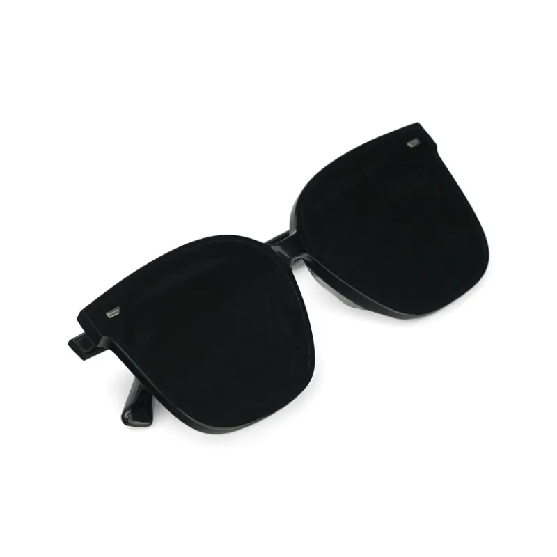 HELEN KELLER Plate Frame Square Sunglasses Unisex-1
