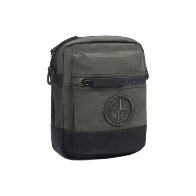 STONE ISLAND Compass Motif Crossbody Bag-1