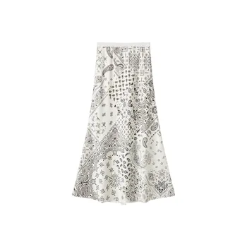 SHUXI Casual Long Skirt Women's