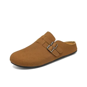 TELENT Slip Resistant Abrasion Resistant Closed Toe Slippers Men's