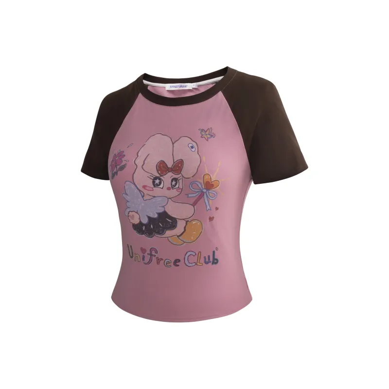 UNIFREE Raglan Sleeve T Shirt Women's-9