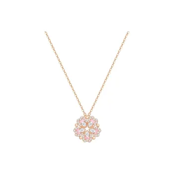 Heart Grass S925 Silver Necklaces Women's