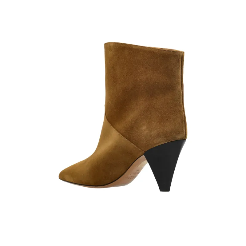 ISABEL MARANT Ankle Boots 4.6cm Women's Brown-3