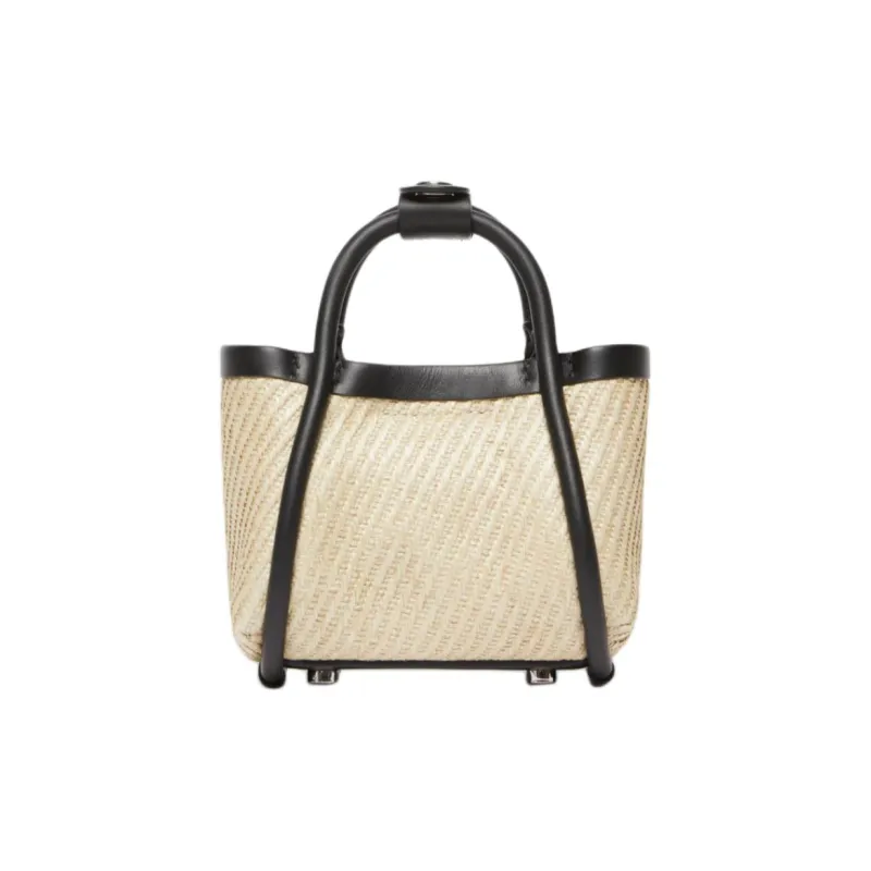 MaxMara Polyamide Tote Bag, Shopping Bag, Shoulder Bag, Crossbody Bag, Handbag Mini Women's Beige-2