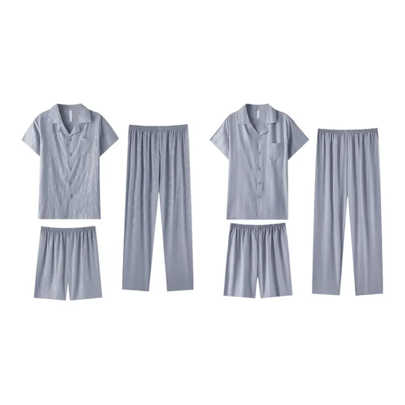 Cotton Gene Pajama Set Men's Combo Set-13