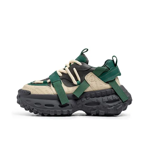 Dao Tu Sen Shock Absorbers With Slip Resistant And Abrasion Resistant Properties Low Top Chunky Sneakers Men's
