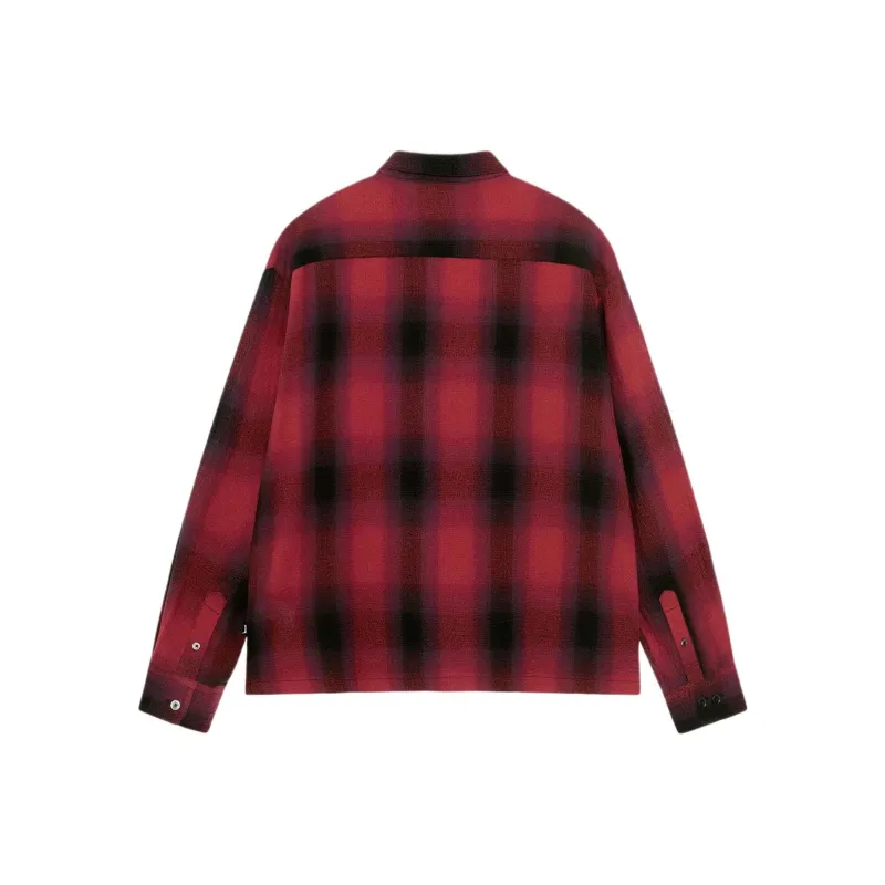 Stussy Loose Weave Plaid Shirt-3