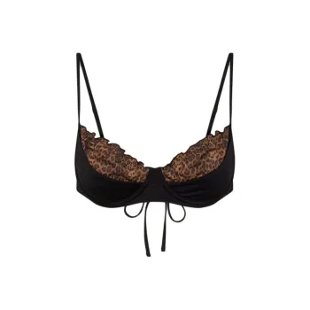 FRANKIES BIKINIS Women's Lucky Leopard Print